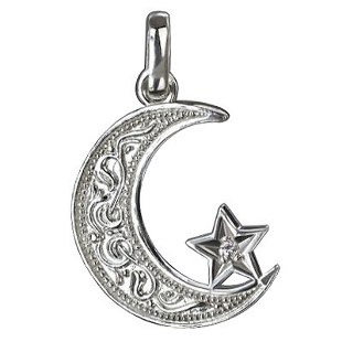 muslimische Amulette für Glück Halbmond