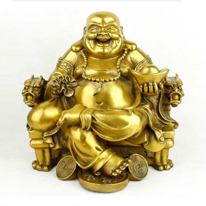 Lachender Buddha Figur
